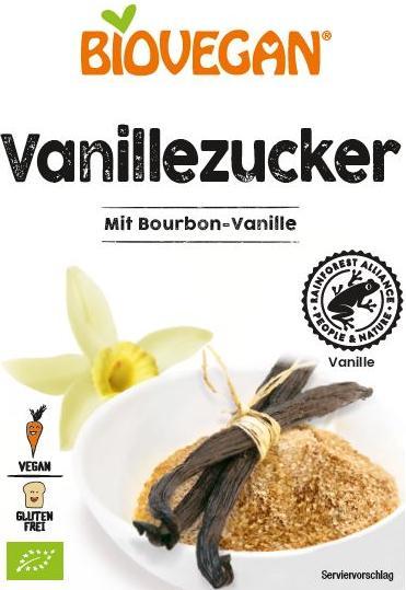 Produktbild Biovegan Biogluten - freier Vanillezucker (4 x 8 g) 32 g - (32 g)