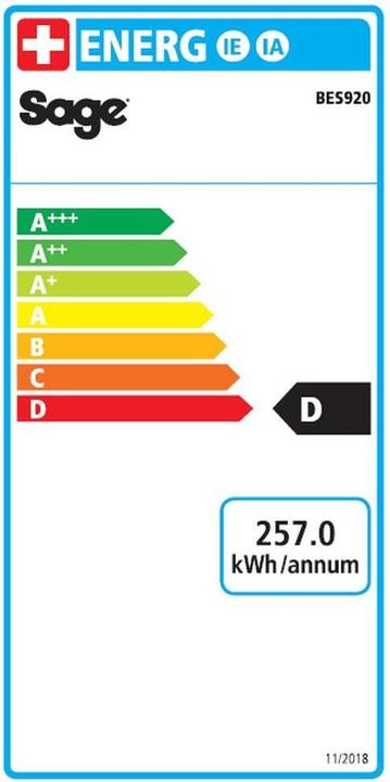Energy Label Sage Dynamic Duo (CH plug)