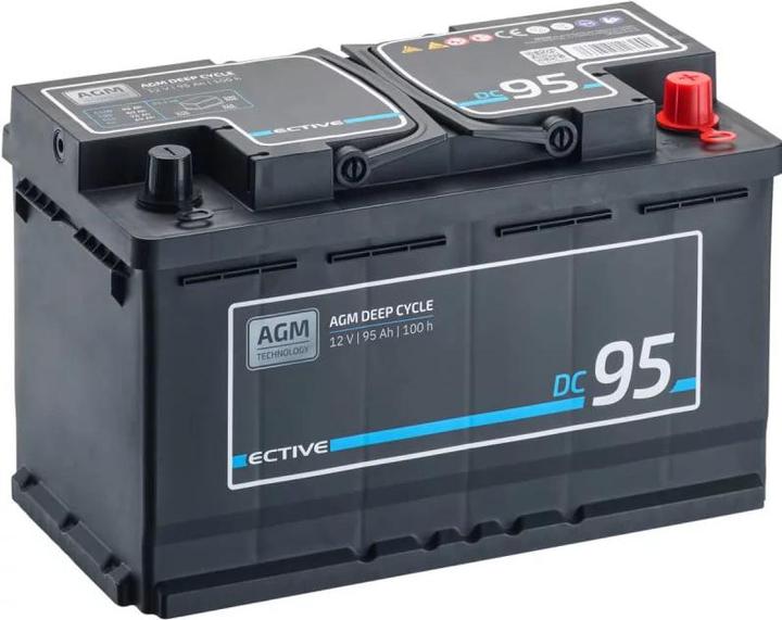 Ective DC 95 AGM Deep Cycle 95Ah Versorgungsbatterie (12 V, 95 Ah)