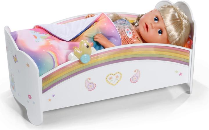 Actual product image Zapf Creation BABY born Regenbogen Bett