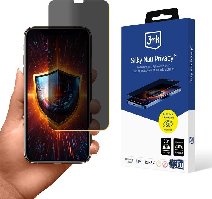 Produktbild 3MK Folia ochronna prywatyzujÄ ca matowa Silky Matt Privacy na Apple iPhone XS (Klebefolie)