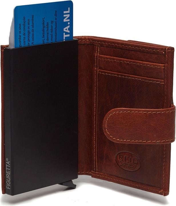 Actual product image The Chesterfield Brand Hanover wallet RFID protection leather 7 cm
