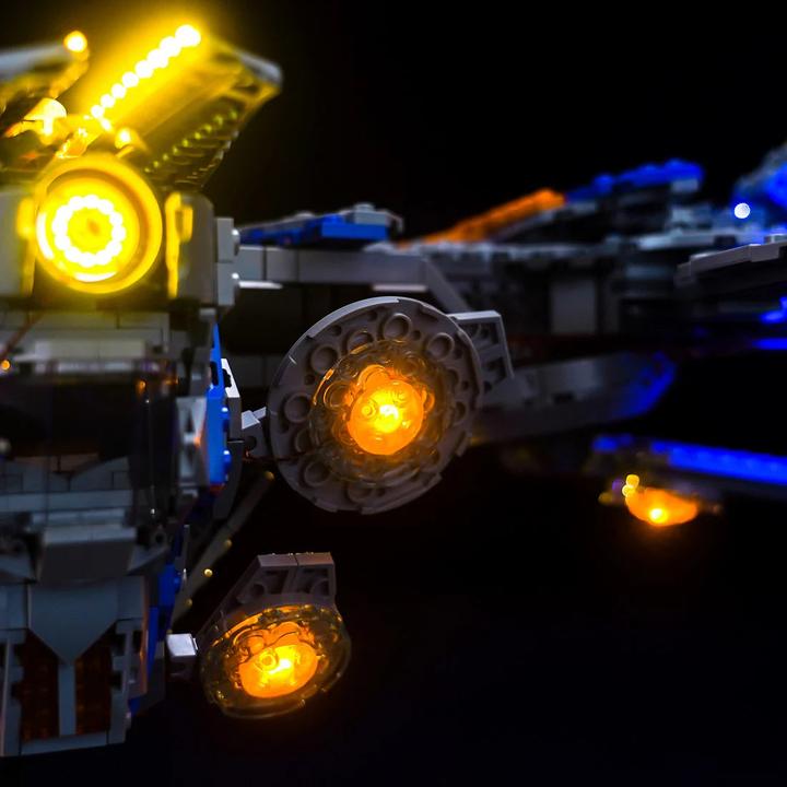 Produktbild BrickBling LED Licht Set für LEGO Guardians of the Galaxy: Die Milano (76286) inkl. Fernbedienung