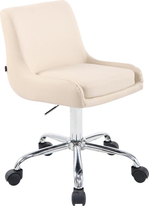 Actual product image Swisshandel24 Work stool Club imitation leather, cream