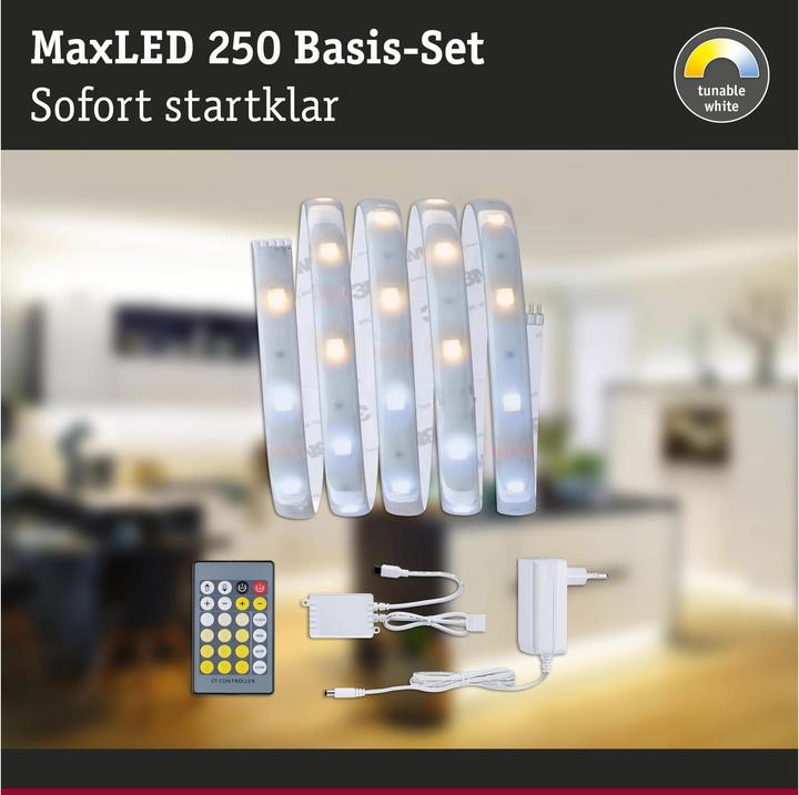 Produktbild Paulmann MaxLED 250 Stripe Set (Weiss, 150 cm, Indoor)