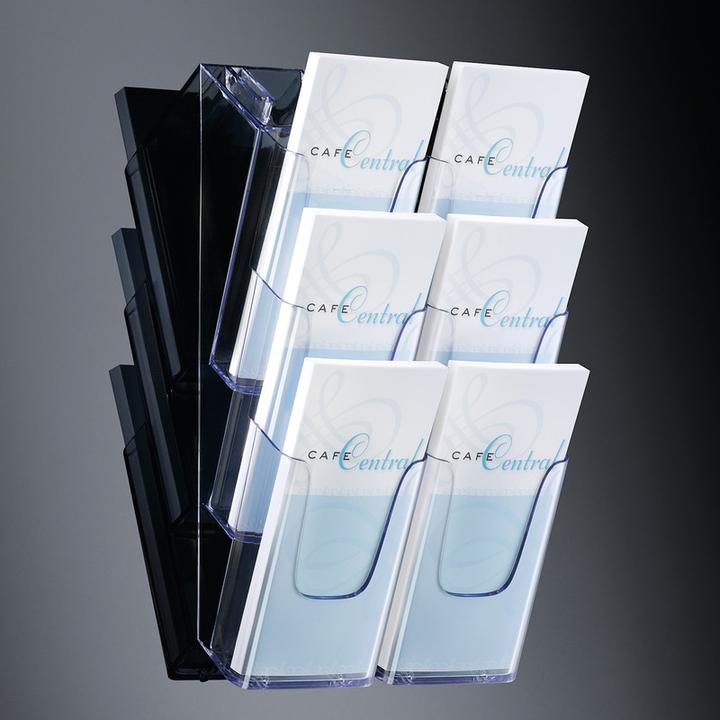 Actual product image Sigel Wall brochure holder with 3 compartments (A4)