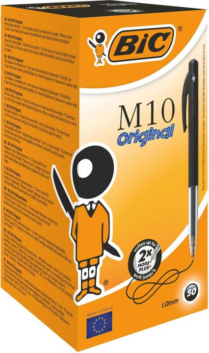 Actual product image Bic Biros 0.32 mm, 50 pieces, black (Black, Transparent, 50 x)