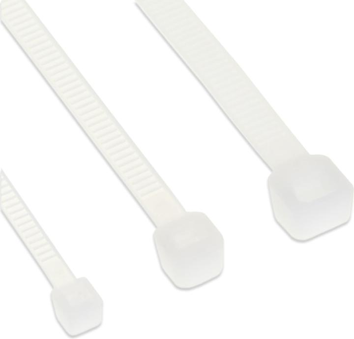 Actual product image InLine Cable Ties Natural (Pack of 100) (Plastic cable ties, 250 mm, 100 pcs.)