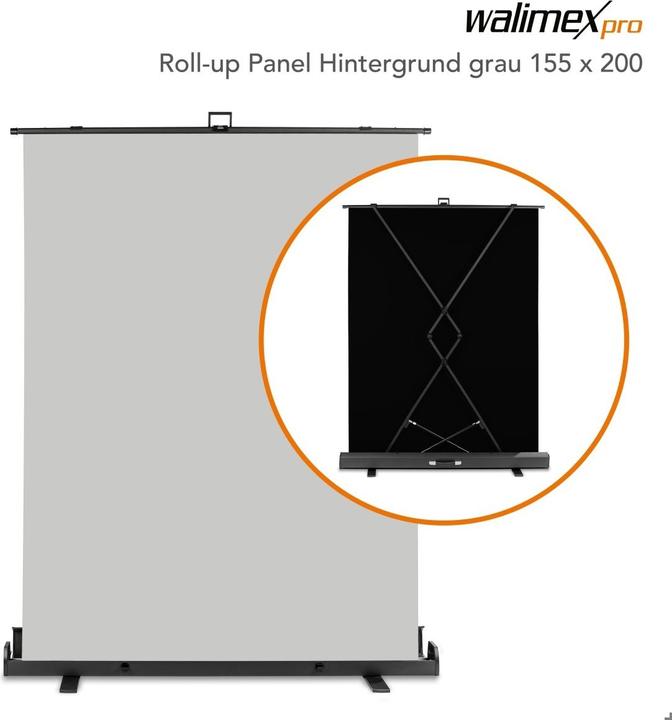 Immagine prodotto Walimex pro per pannello arrotolato sfondo 155x200cm (155 cm, 200 cm)