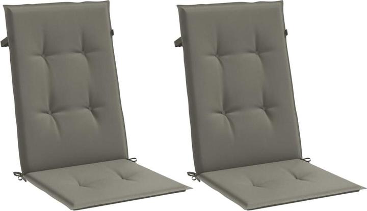 Produktbild VidaXL Hochlehner-Auflagen 2 Stk. Stoff (120 x 50 x 4 cm)
