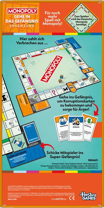 Energy Label Hasbro Gaming Monopoly Go To Jail (German)