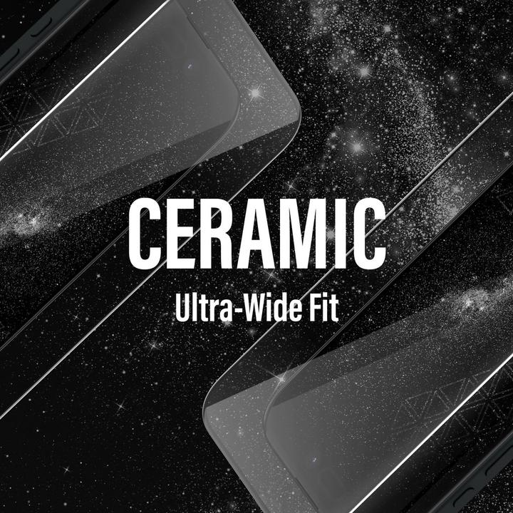 Produktbild PanzerGlass Ceramic Protection Ultra-Wide Fit (1 Stück, Apple iPhone 16 Plus, Apple iPhone 15 Plus)