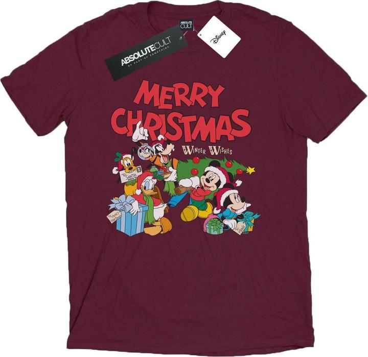 Disney Mickey And Friends Winter Wishes TShirt (S)