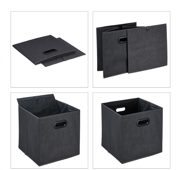 Image du produit Relaxdays Boîtes pliantes (33 x 33 x 32 cm)