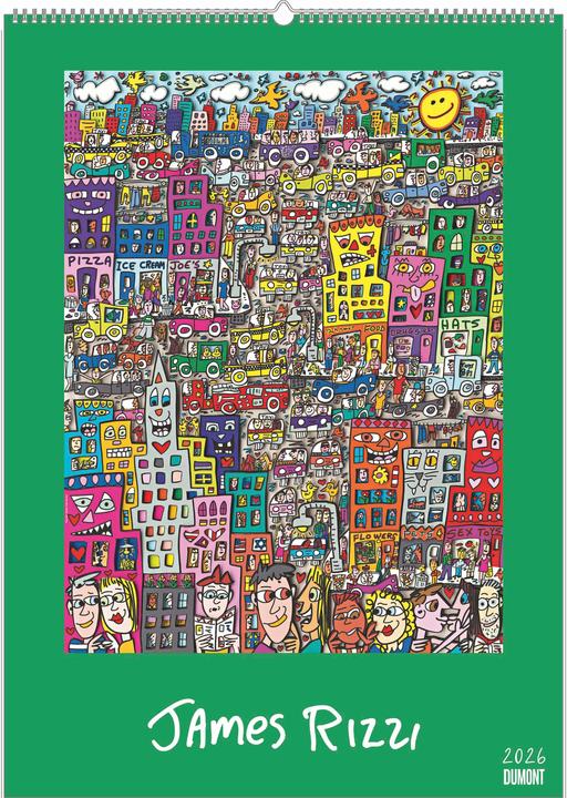 Image du produit James Rizzi 2026 - Kunst-Kalender - Poster-Kalender - 50x70 (50 x 70 cm, Couverture rigide, Allemand)