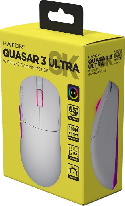 Actual product image Hator Quasar 3 Ultra 8K Wireless (Cable, Wireless)