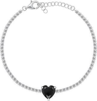 Brilio Silver - Sterling silver tennis bracelet with cubic zirconia BRC142WP