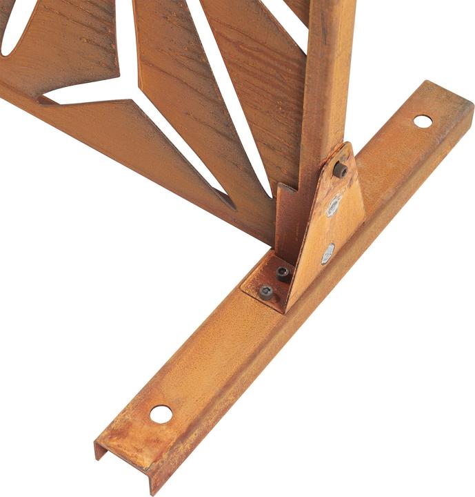 Produktbild Casa.Pro Trennwand Kilsturd Cortenstahl 180x90 cm Edelrost (180 x 90 x 40 cm)