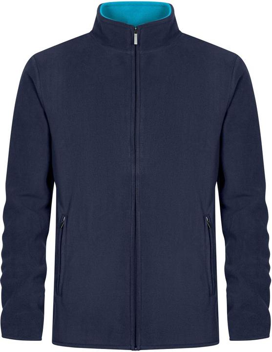 Magni Fleecejacke, navy-aqua, Gr.3XL (3XL)