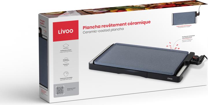 Image du produit Livoo Plancha revêtement céramique