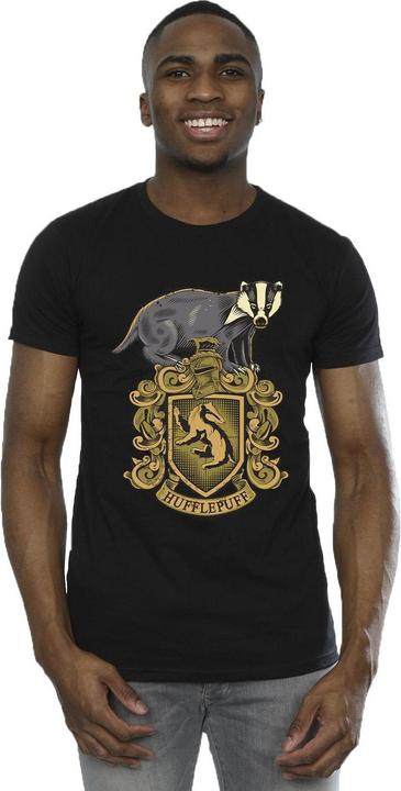 Immagine prodotto Hufflepuff Sketch Crest Maglietta Uomo (4XL)