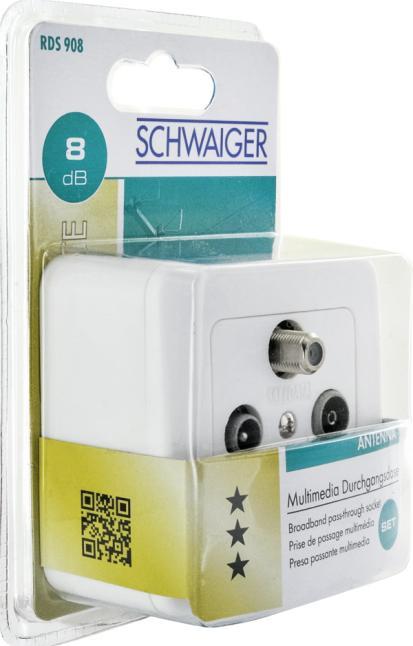 Actual product image Schwaiger Antenna socket RDS908531 (Plug socket)