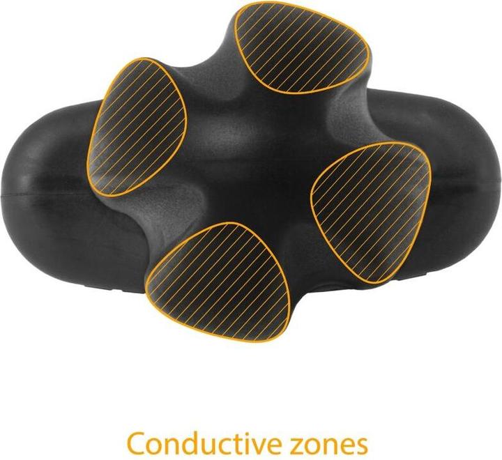 Productafbeelding ElectraStim Tartarus Anaalplug Quadripolair Silicone Zwart