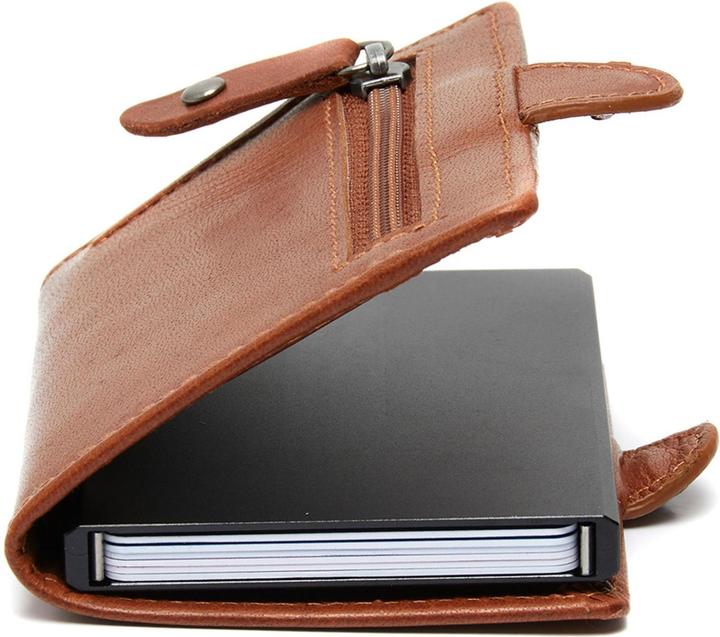 Actual product image The Chesterfield Brand Baldwin credit card holder RFID protection leather 6.5 cm