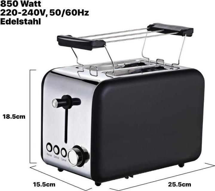 Produktbild Michelino Toaster Brotröster Toastmaker Schlitztoaster (EU-Stecker)