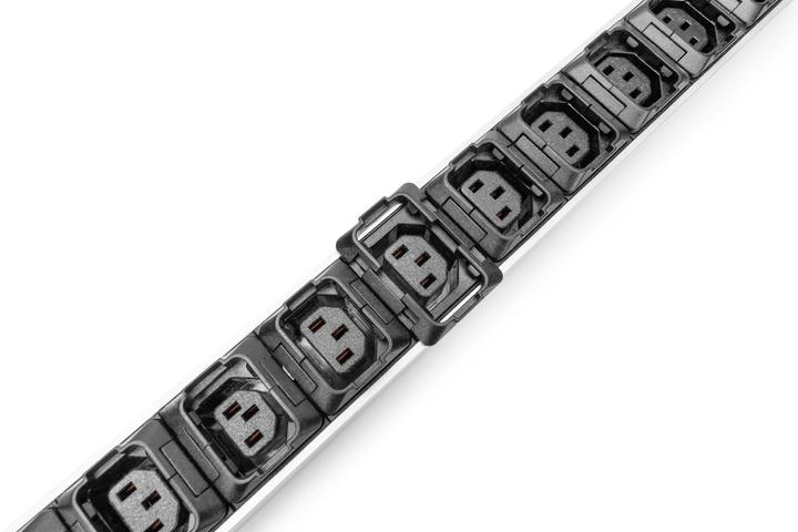 Produktbild Digitus Basis IT PDU, 1-phasig 16A, 24 x C13, 3 x C19, 3 m Zuleitung, IEC 60309 16 A Stecker