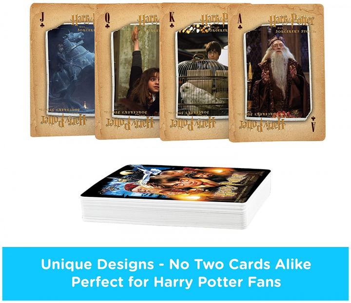 Produktbild Aquarius HARRY POTTER - A l'école des Sorciers - Jeu de cartes (Englisch)