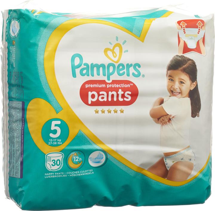 Produktbild Pampers Premium Protection Pants (Gr. 5, Tragepack, 30 Stück)