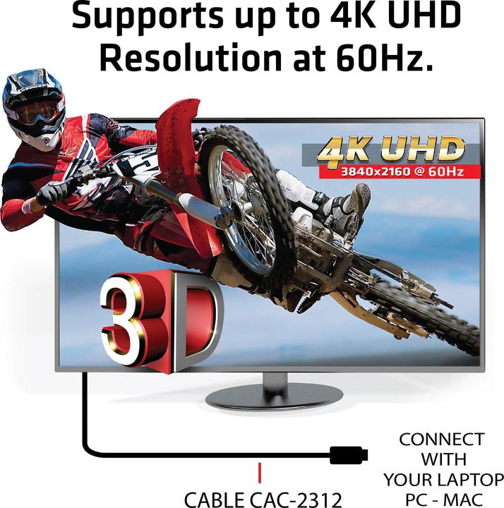 Produktbild Club 3D HDMI (Typ A) — HDMI (Typ A) (5 m, HDMI)