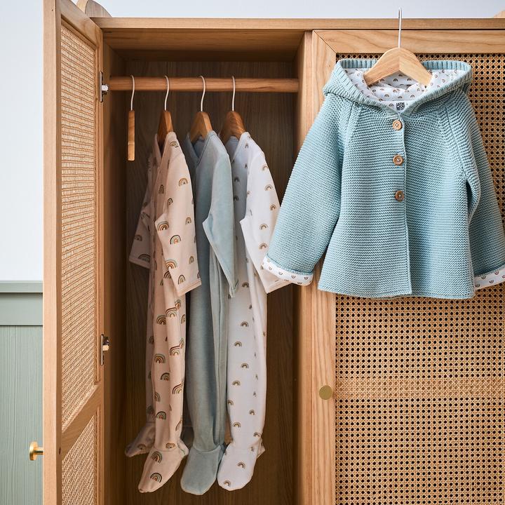 Produktbild La Redoute Collections 3er-Pack Samt-Strampler