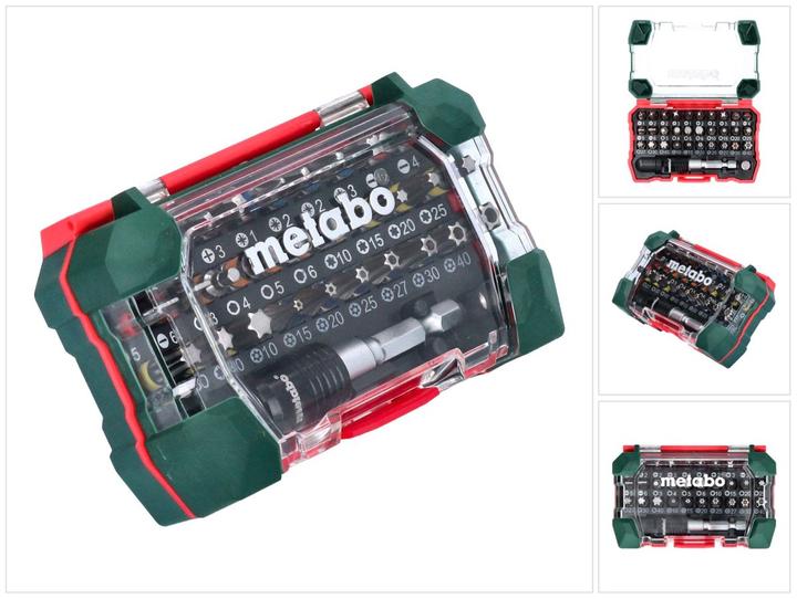 Actual product image Metabo Bit-Box "SP" (32 pieces) (Cross Phillips PH M1, Cross Phillips PH M2, Cross Pozidriv PZ M1, Cross Pozidriv PZ M2, Cross Phillips PH M3, Cross Pozidriv PZ M3)