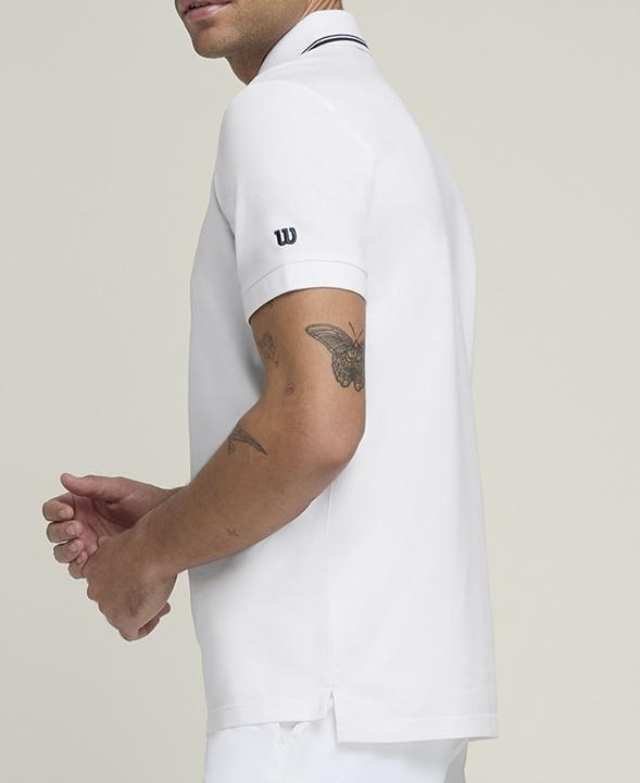 Produktbild Wilson Team Pique Polo Crew Herren Weiss (XL)