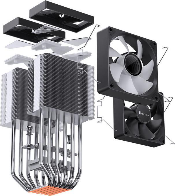 Actual product image Jonsbo CR-1400 DV2 - black (136 mm)