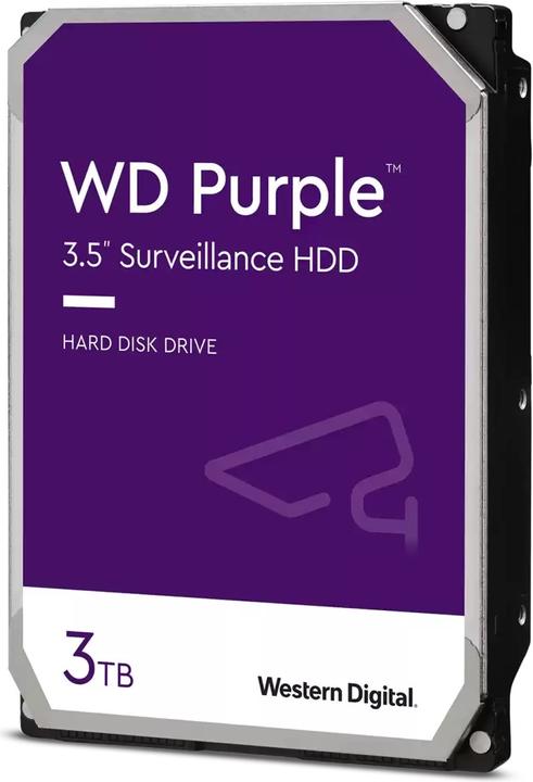 Productafbeelding WD PAARS 3TB 256MB 3,5IN SATA (3 TB, 3.5")