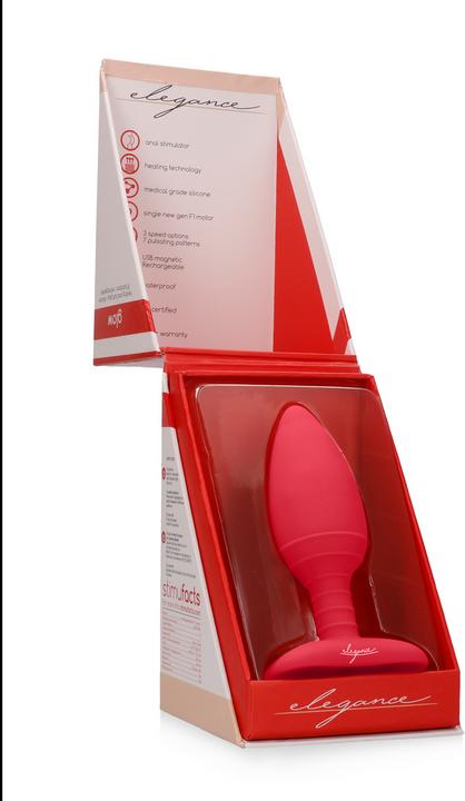 Actual product image Doc Johnson Heating Anal Butt Plug - Glow