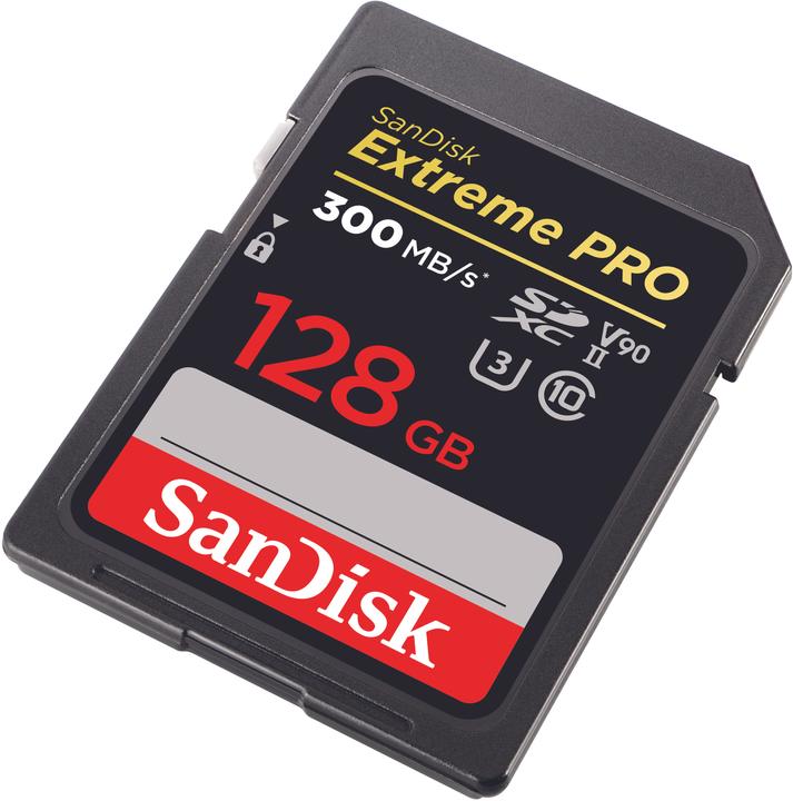 Immagine prodotto SanDisk Extreme Pro (128 GB, SDXC, U3, UHS-II)