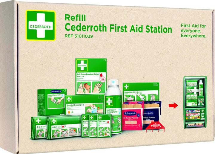 Produktbild Cederroth Nachfüllpaket für Erste-Hilfe-Station Set (Erste Hilfe Set Zubehör)