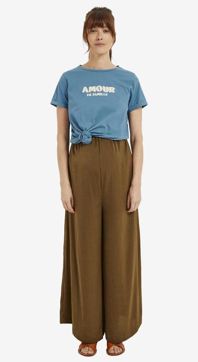 Image du produit Vertbaudet Collection bio : T-shirt grossesse et allaitement avec inscription AMOUR (W32/L34)
