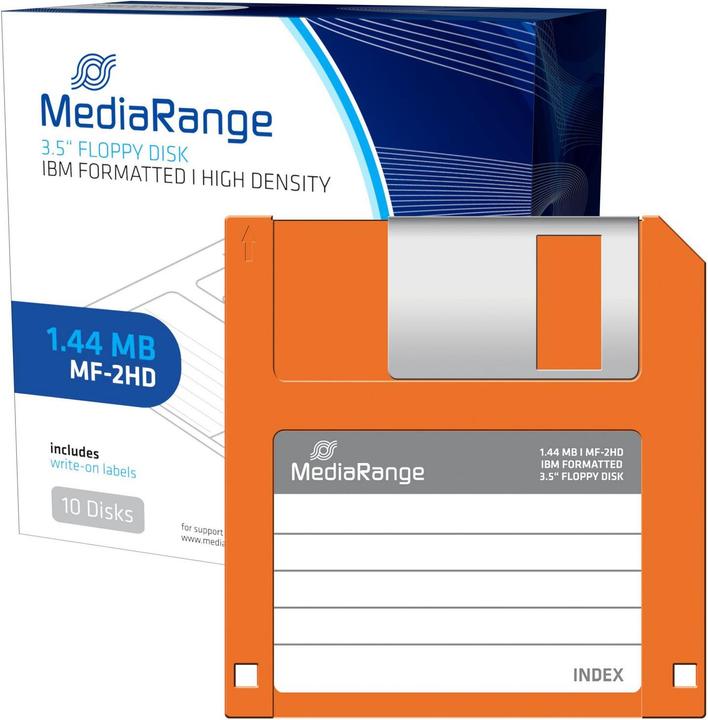 Immagine prodotto MediaRange Dischi floppy disk MR200 3,5". (10 x)