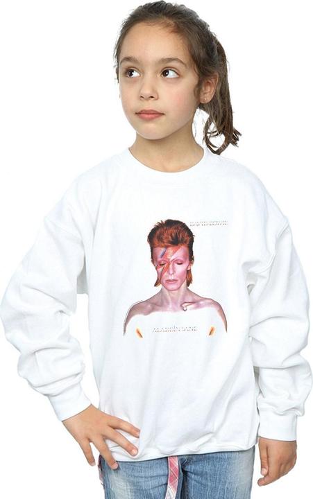 Produktbild David Bowie Aladdin Sane Version Sweatshirt Mädchen (152, 158)