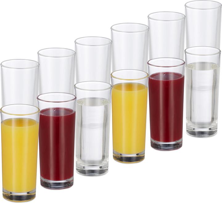 Produktbild Relaxdays Longdrinkgläser (3 dl, 12 x, Longdrinkgläser)