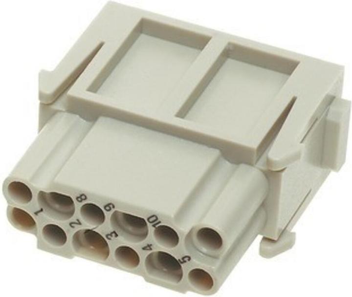 Produktbild Harting HAN DD Modul 6B, 10B, 16B, 24Bfür 12 Crimphülsenmax 2,5mm2, Buchsenteil - (2 Stk.)