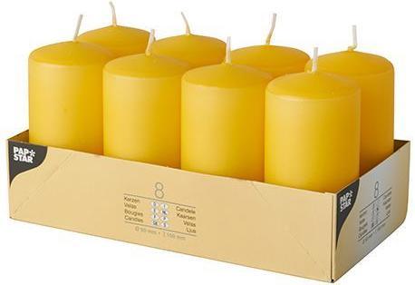 Papstar Candele giallo oro 8pz (8 pz.)
