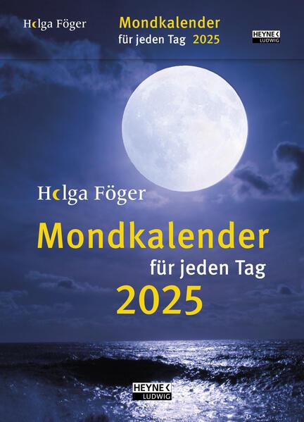 Actual product image Heyne Ludwig Calendario lunar calendar for every day (13 x 21 cm, Hardcover, German)