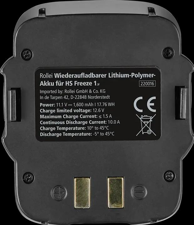 Productafbeelding Rollei HS Freeze 1s Batterij