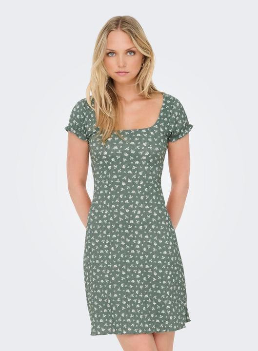 Produktbild Only Normal geschnitten V-Ausschnitt Glockenärmel Midikleid Kleid (XS)